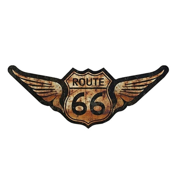2 PCs 15 cm x 6 cm Rat Rod US Highway Route 66 Autocollants De Voiture Vinyle Decal Personnalité Étanche Accessoires