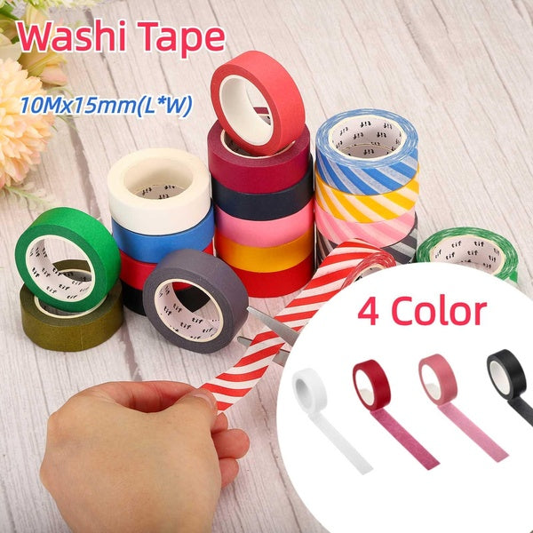 Bande Washi pour Scrapbooking, 2 pièces, rubans décoratifs en papier, autocollants pour Journal intime, décoration pour Journal intime