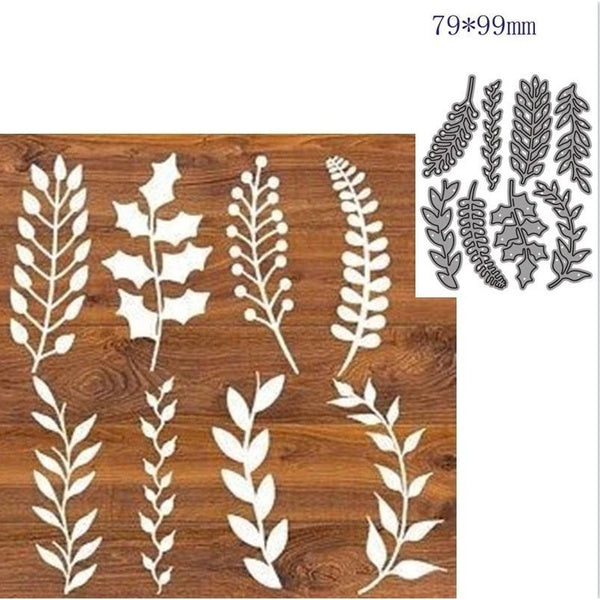 Leaf Metal Cutting Dies for Leaves Scrapbooking Cutting Die Paper Cards Embossed Decorative Craft Die Cut