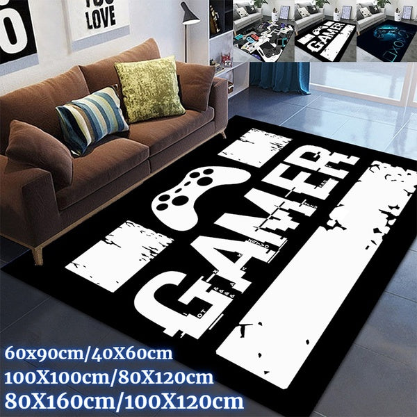 Game Player Controller Area Carpet Living Room Rug Bedroom Door Mat Household Running Carpet Inside Outdoor Carpet Yoga Mat (40x60cm-60x90cm-80x120cm