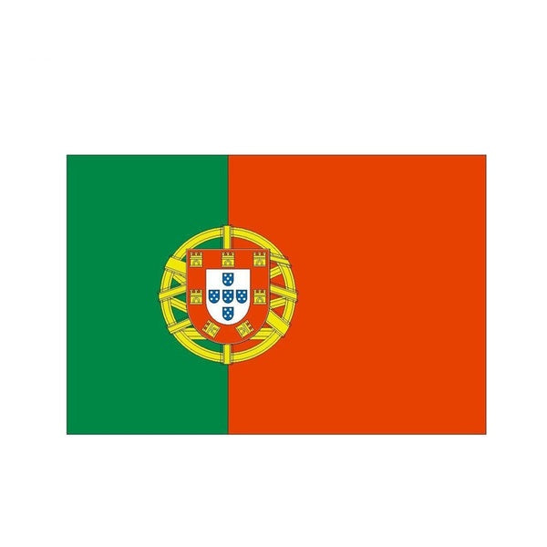13.8CM*9.2CM Personality PORTUGAL Car Sticker International Flag Decal 6-0748