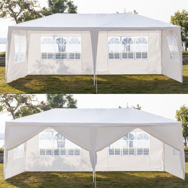 10'x20' Outdoor Canopy Party Wedding Tent Upgraded Steady Sunshade Shelter Anti UV Protection BBQ Event Gazebo Pavilion (Cannot Ship To POBOX)