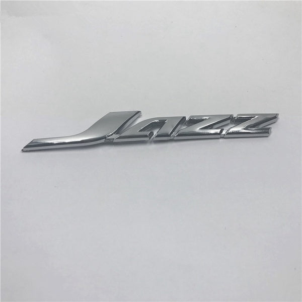 For Jazz Emblem Badge Sticker Logo Car Rear Gate Deck Nameplate Decal