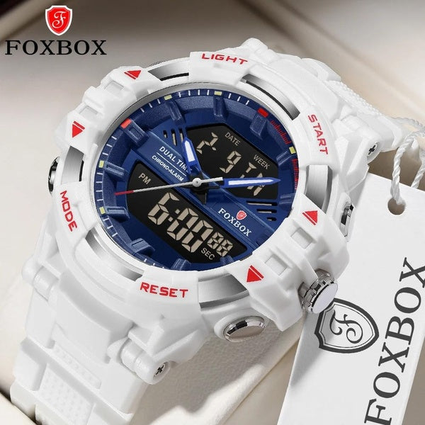 LIGE luxe hommes Sport montres double temps montre numérique Quartz 50 m étanche montre Led montre militaire pour hommes montres Uhren