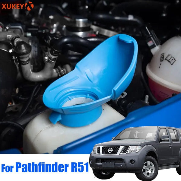 Xukey Windshield Wiper Washer Fluid Reservoir Filler Lid Funnel Tank Bottle Cap Cover For Nissan Pathfinder R51 2004-2014