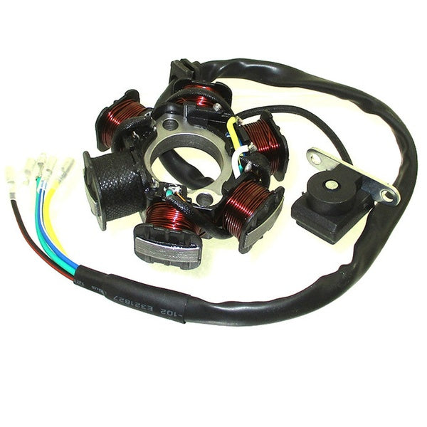 FishMotor Engine Magneto Stator Coil For 50cc 110cc 125cc Electric Start Pit Dirt Bike ATV Quad Go Kart Motorcycle