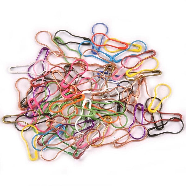 Multicolor Safety Pins Gourd Shape Handmade Craft Supplies DIY Sewing Kit Metal Clip Pins Knitting Cross Stitch Marker Tag CP2453