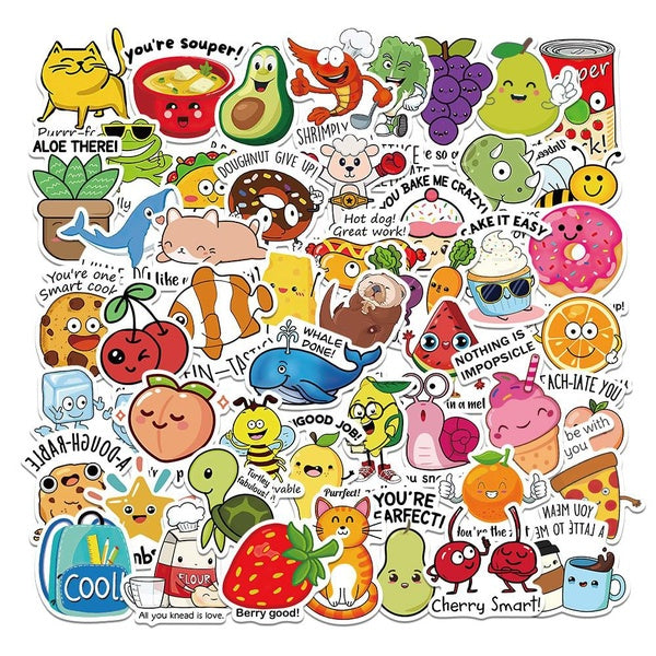 10-50PCS Reward Stickers Fun Incentive graffiti Stickers for DIY Luggage Laptop Skateboard Motorcycle Bicycle Sticker