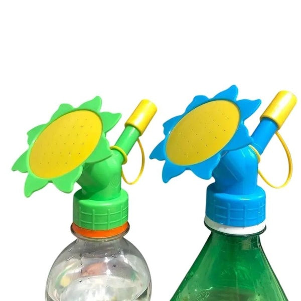 1pc Garden Sprinkler 2 In 1 Plastic Sprinkler Nozzle Caliber Bottle CapPlants Watering Sprayer Home-Office Watering Cans Sprinkler, RandomColor