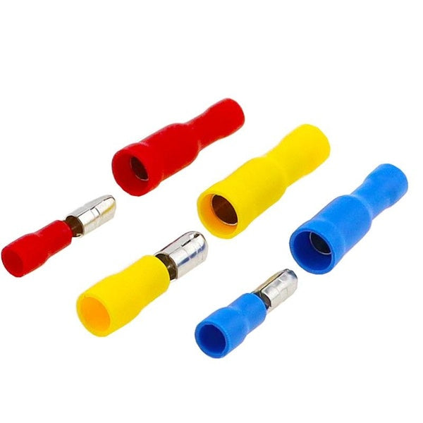 50set Insulated Electrical Wire Crimp Connector 22-10AWG Female Male Bullet Butt Terminals Assorted Car Accessories