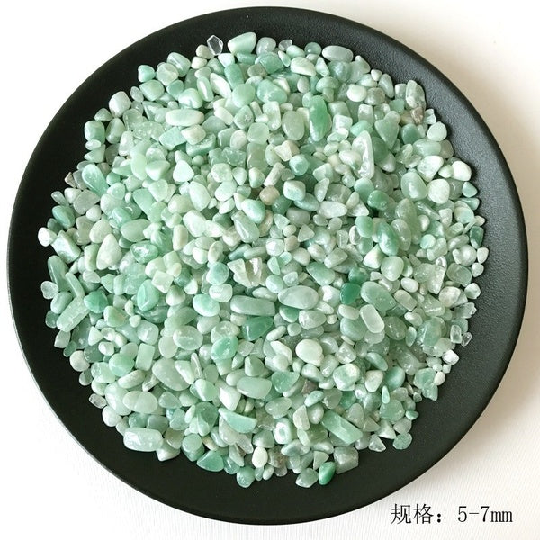 100g - pack Naturel Pierre Vert Aventurine Rugueux Brut Pierre Gemme Rock Chips Gravier Décoration