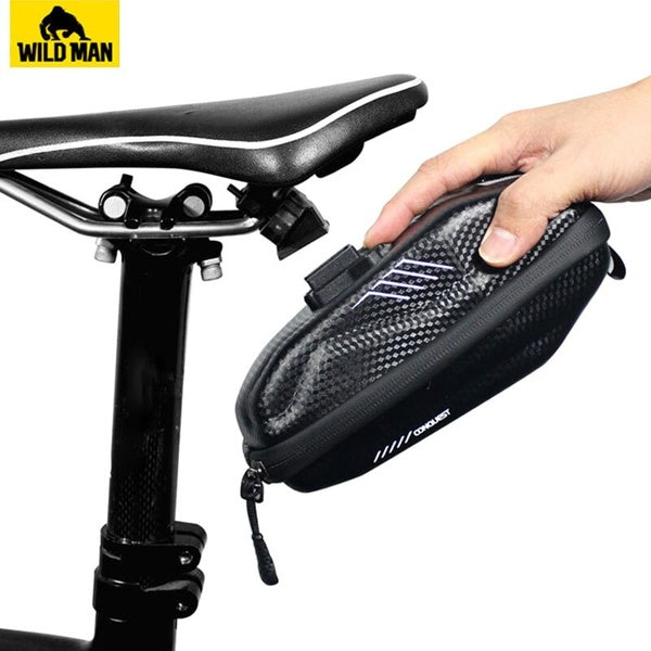 WILD MAN Road Cycling Bicycle Bag Rear Waterproof Bike Saddle Bag MTB Panniers Sacoche Velo Reflective Accesorios
