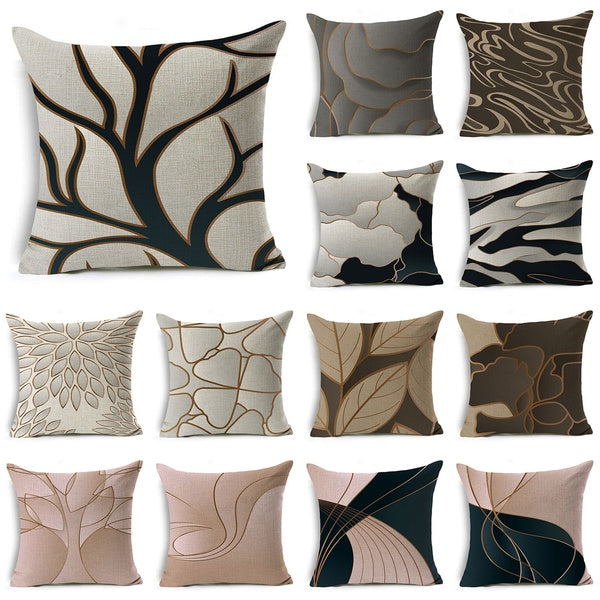 Modern Style Microfiber 45cm X 45cm Cushion Cover Sofa Pillowcover Bedroom Car Pillowcases