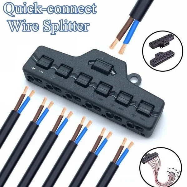 Wire Splitter 3-6Port Sharing Box Distributor Port Hub For SMD Led Model Miniature Lighting System Train Railway Lamp Scene Landscape