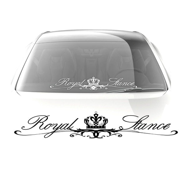 New Hot Royal Stance windshield sticker 35"(90cm) windscreen classic car JDM Mugen decal
