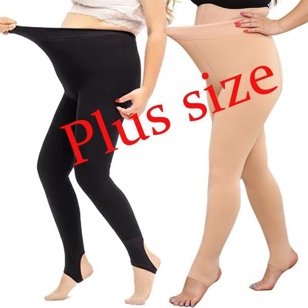Grandes Tailles Femmes Leggings Extensible Printemps, Automne et Hiver Mince - Épais Chaud Polaire Leggings Collants Taille Haute Collants Jambières