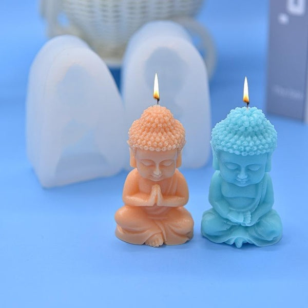 Buddha Statue Silicone Mold Baking DIY Candle Aromatherapy Silicone Mold