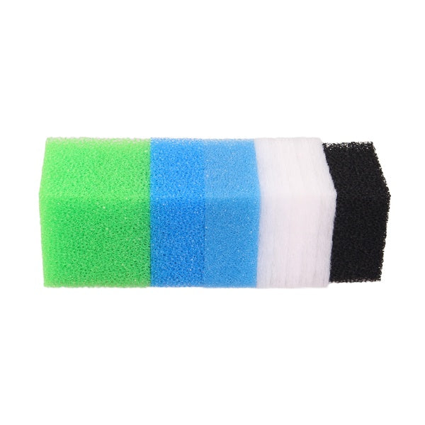 INGVIEE définit l'éponge en mousse de filtre d'aquarium compatible pour Juwel Compact - Bioflow 3.0 - M (1 x fin, 1 x gros, 2 x nitrate, 2 x carbone,