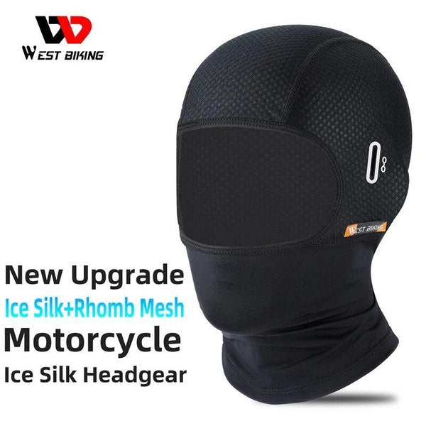 WEST BIKING Summer Cool Cycling Cap Breathable Men Women Fishing Hiking Bicycle Hat MTB Bike Headwear Anti-UV Ice SIlk Balaclava
