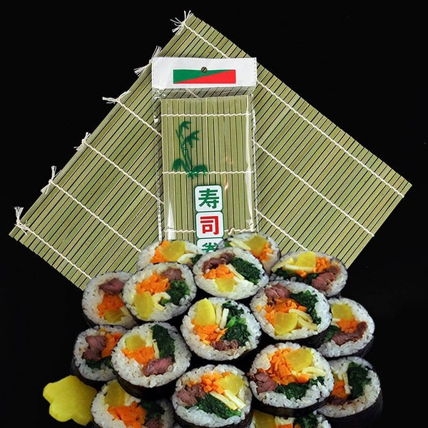 1PC Sushi Curtain Cooking Accessories Sushi Rolling Roller Hand Maker Sushi Tools Onigiri Rice Rollers Bamboo Non-stick WC 009