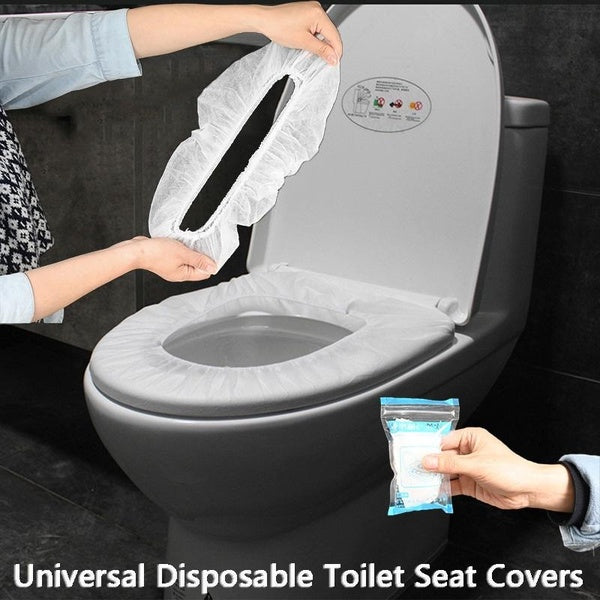 Portable Disposable Toilet Seat Covers Travel Packs 10PCS-Pack Flushable Biodegradable Camping Airplane Travel Potty Training