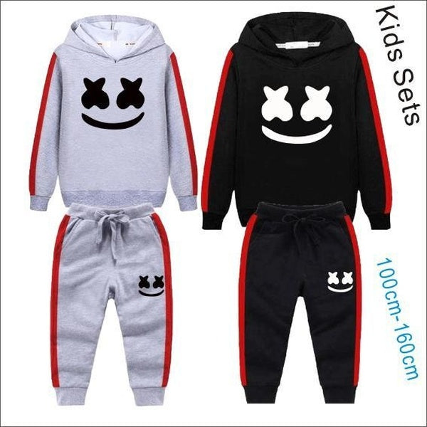 Newest Fashion Kids Clothes Sets Hoodie Pants Tracksuit Boys Girls Hooded Sweatshirt Suits Two Piece Set Pullover Jumper Jacket Coat