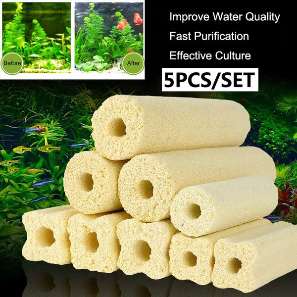 Matériau de filtre biologique Filtre à eau Bactéries moyennes pour Aquarium Fish Tank Étang Filtres d'aquarium Media Nitrobacteria Filter