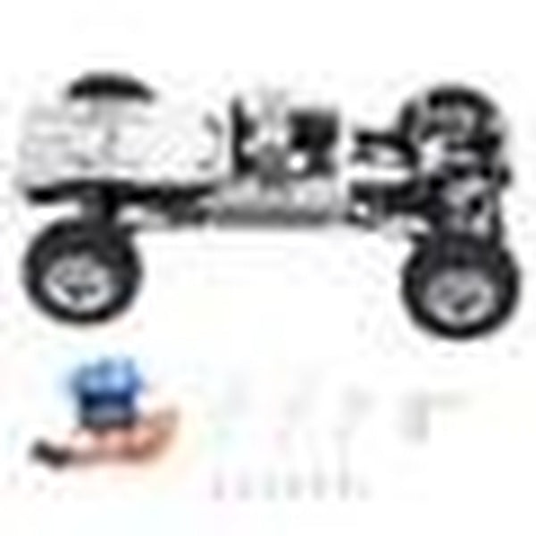 Rc Car Metal Frame Chassis Body Servo Wheels Tires Complete Set for 1-24 FW RC Crawler Car Upgrade Parts
