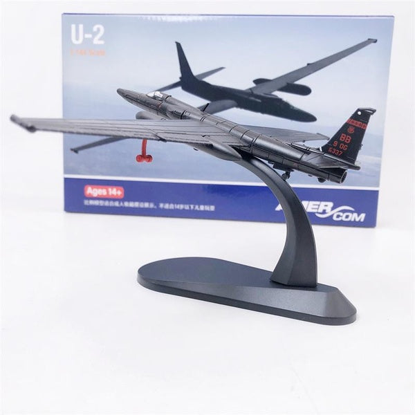 1:144 Scale Alloy Diecast Military Model Lockheed U-2S Reconnaissance Aircraft Model Plane Toy For Collection Souvenir Gift Home Office Decoration