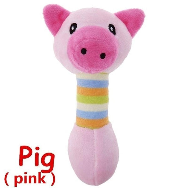 1-2-3 PCS Pet Dog Squeak Toys Plush Bite Sound Cartoon Animals Chew Toy Squeaky Dog Toys for Puppy Dog