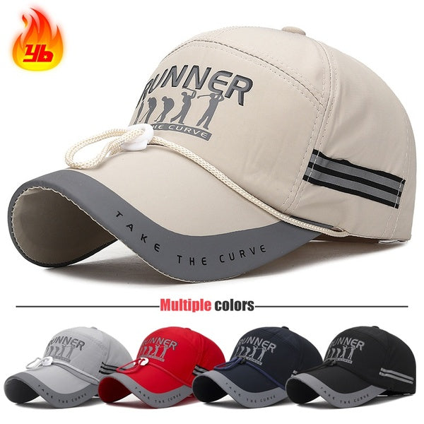 5 couleurs nouvelle mode casquette de baseball décontractée sport de plein air coton Snapback chapeaux pour hommes et femmes tissu à séchage rapide b