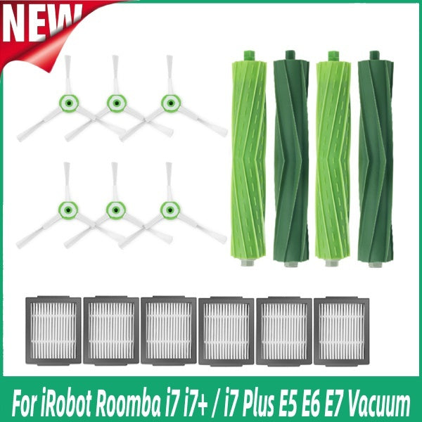 2022 New！Roller brush Filter Side brush Kits for iRobot Roomba i7 i7+ - i7 Plus E5 E6 E7 Vacuum Cleaner Robot Parts