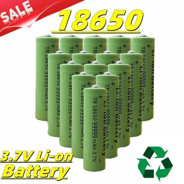2023 nouvelle batterie Rechargeable Li-ion haute capacité 3.7V 18650 pour lampe torche LED-Gadgets électroniques 2-10 pièces