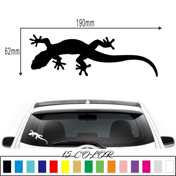 GECKO LIZARD Funny Car Window Bumper Decals JDM EURO DUB Vinyl Laptop Decal Sticker Wall Decor