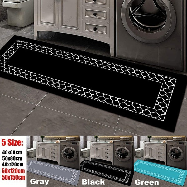 Retro Pattern Home Design Rug Living Room Bedroom Soft and Comfortable Carpet Kitchen Bathroom Non-slip Absorbent Carpet Floor Mat（40*60cm-50*80cm-40