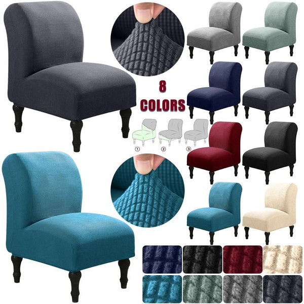 Stretch Chair Covers Elastic Couch Protector Cover Armless Chair Cover Single Sofa Stool Slipcover