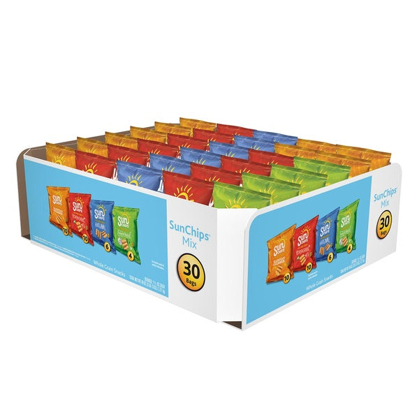 SunChips Whole Grain Variety Pack Chips, 30 pk