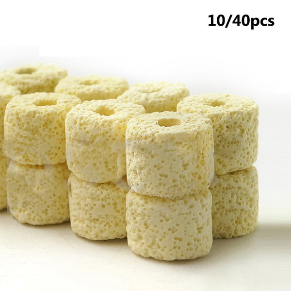 Aquarium Fish Tank Bio Filter Media Ceramic Rings Bio Ball Clean Water Filter Net Bag Fish Accessories External Filters