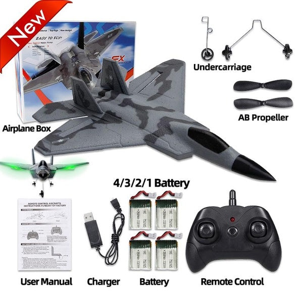 FX622 RC Airplane 2.4G Glider Radio Control RC EPP Foam Plane With Remote Hand Throwing Electric Remote Control Airplane Children Kids Gift