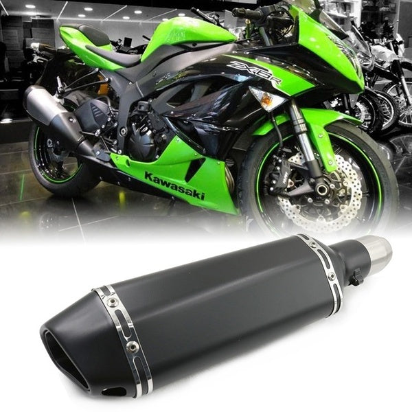 Tuyau de silencieux d'échappement 38-51mm silencieux de moto tuyau d'échappement silencieux de scooter pour kawasaki 250
