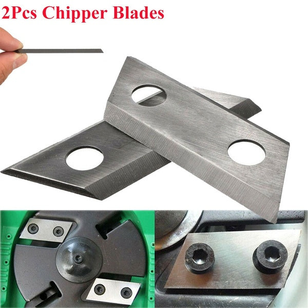 2PCS Garden Shredder Chipper Blades for Eco ES1600 for McCulloch MCS2001 Cutters Kit