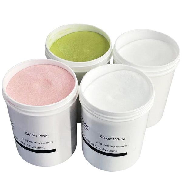 200G Acrylic Powder Nail Supplies For Professionals Fake Manicure Material DIY Salon Art Accessories Tools Clear Nails