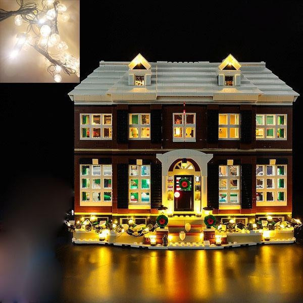 USB Light Kit for LEGO Home Alone 21330 Brick Building Blocks-NOT INCLUDE LEGO MODEL