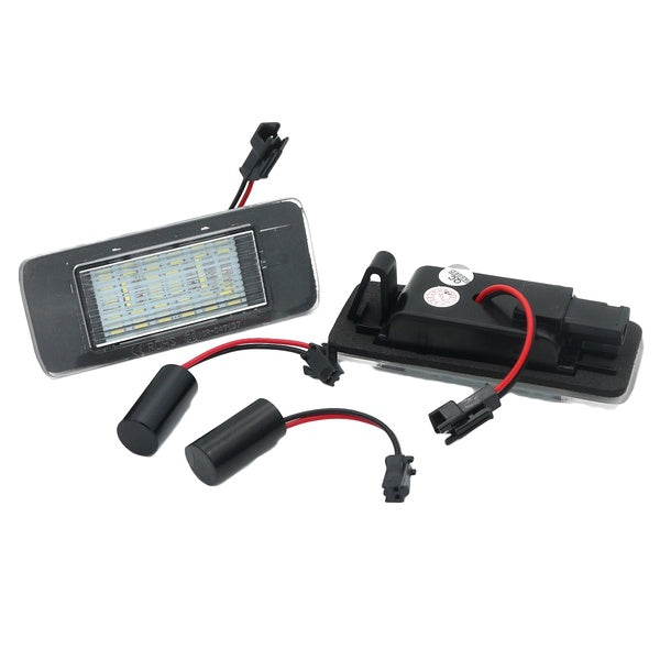 2 pièces 18SMD LED numéro plaque d'immatriculation ampoules lampe pour Opel Vauxhall Astra J Sports Tourer Zafira Tourer C 2009-2015