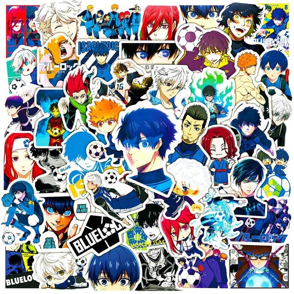 10-50pcs Anime blue lock stickers Isagi Yoichi graffiti Stickers for DIY Luggage Laptop Skateboard Motorcycle Bicycle Sticker