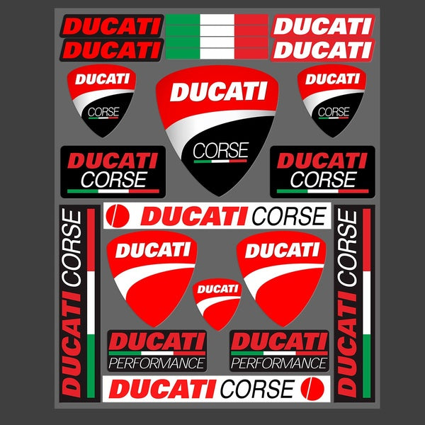 1 Set Reflective Ducati Sticker Decal Helmet Decal for Ducati Multistrada Performance 821 620