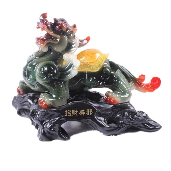 Resin Brave Troops Ornaments Wealth Luck Feng Shui Crafts Home Peace Decoration Housewarming Gifts