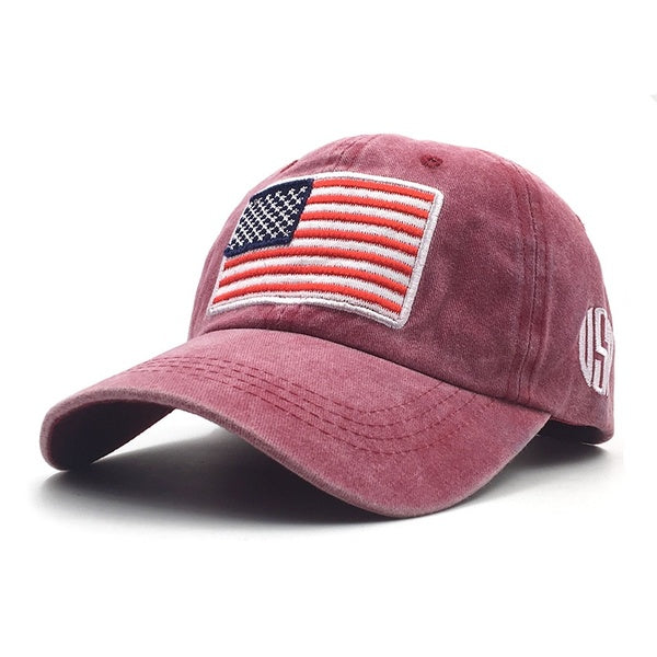 Fashion USA Flag Camouflage Baseball Cap For Men Women Snapback Hat Army American Flag Bone Trucker High Quality Gorras
