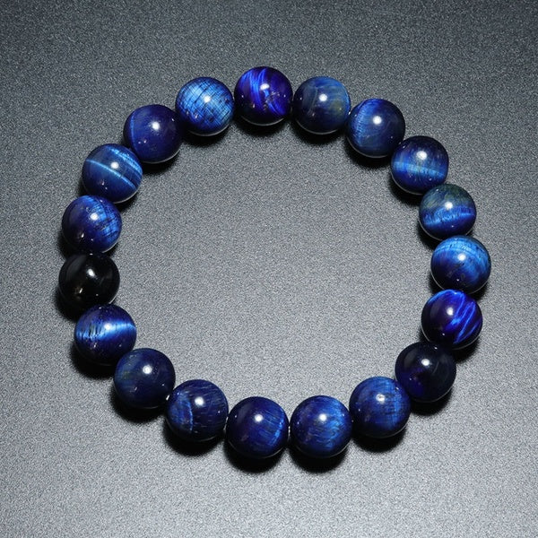 Minimaliste 6-8-10mm Oeil de Tigre Bouddha Bracelet Charmes Pierre Naturelle Perles Braclet Pour Hommes Femmes Yoga Brassard Méditation Bijoux
