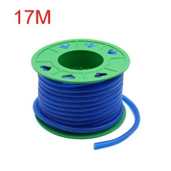 17M Long 5mm Inner Dia Motorcycle Scooter Petrol Hose Oil Fuel Line Tube Blue